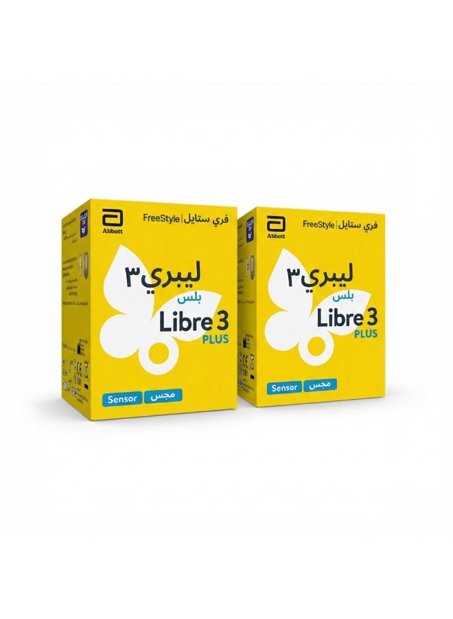 FreeStyle Libre 3 Sensor for Continuous Glucose Monitoring 2 pieces